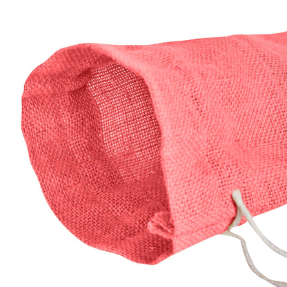 Wholesale Coloured Jute Wine Bottle Gift Pouches – Burlap Bags for Weddings & Celebrations (Set of 7)
