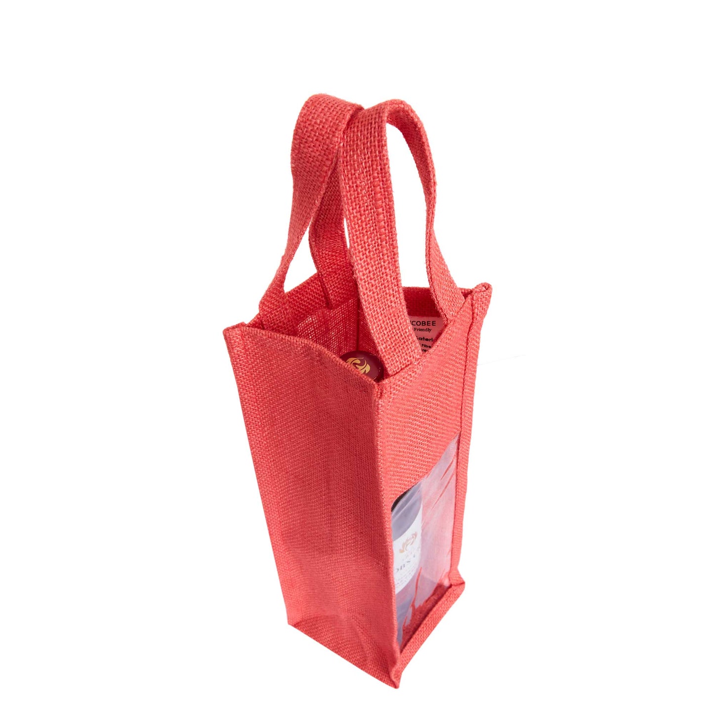 Reusable Jute Wine Gift Bags – Coloured Bottle Bags for Celebrations & Events, Wholesale (Pack of 6)