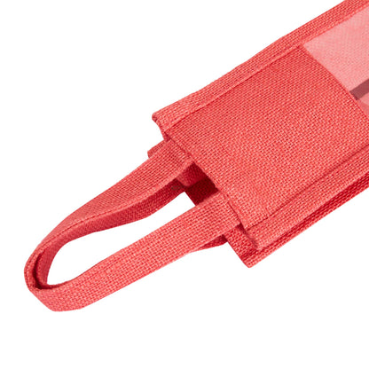 Reusable Jute Wine Gift Bags – Coloured Bottle Bags for Celebrations & Events, Wholesale (Pack of 6)