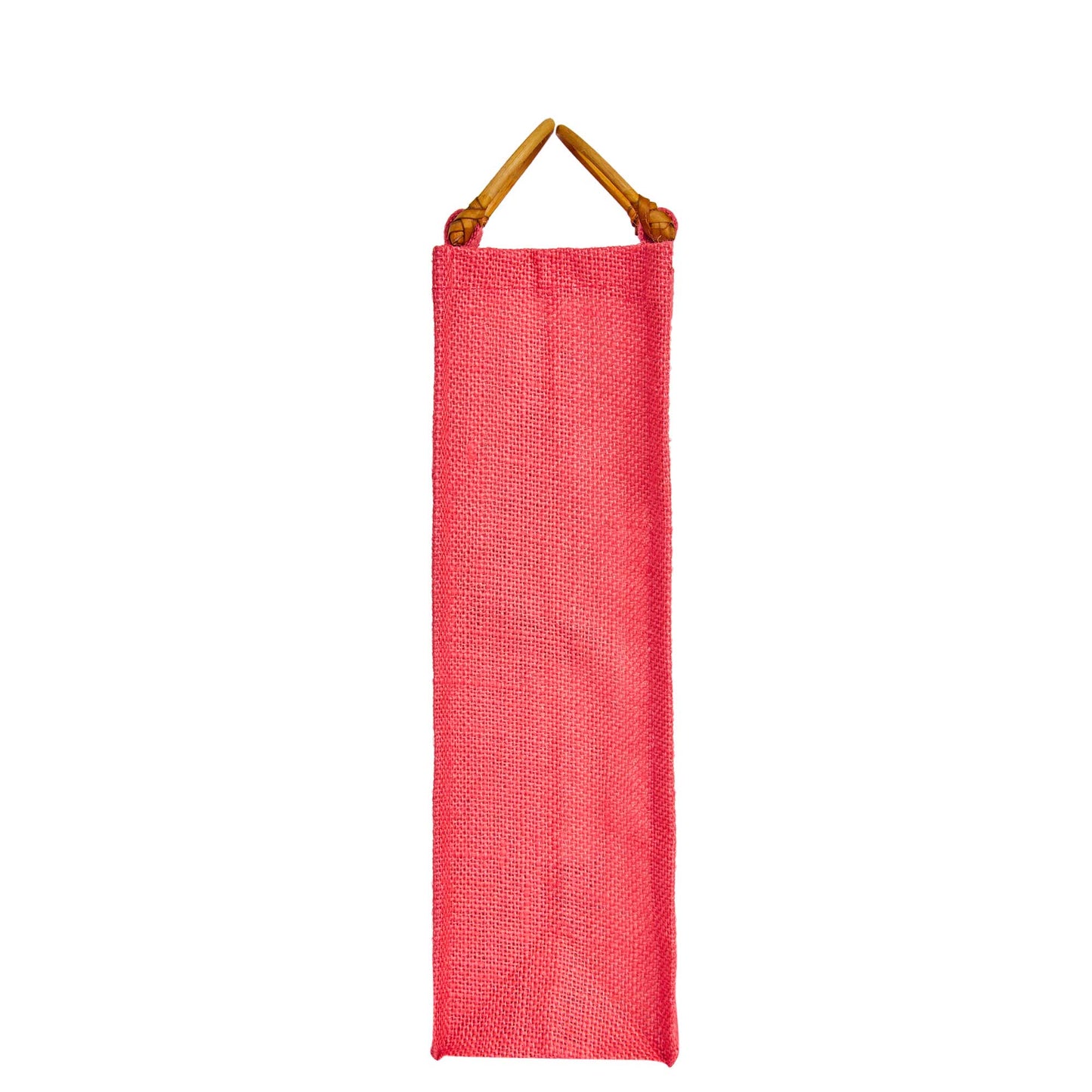 Jute Wine Gift Bags with PVC Window – Wholesale Single Bottle Carriers for Weddings & Events (Pack of 6)