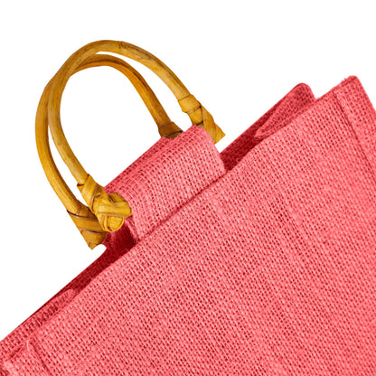 Coloured Jute Wine Burlap Gift Bags – Reusable 2-Bottle Wholesale Tote Bags, Gifting, Weddings, Parties & Holidays (Packs of 6)