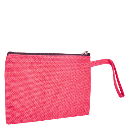 Compact Compact  Colorful Burlap Cosmetic Pouches Set of 6 for Women Wholesale Supply