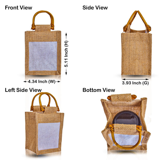 Wholesale Natural Burlap Gift Bags for Wedding Favours & Festive Gifts (Set of 12)