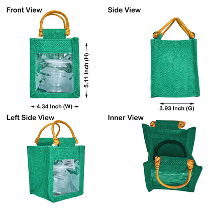 Wholesale Coloured Burlap Gift Bags for Holiday Gifts (Packs of 7)
