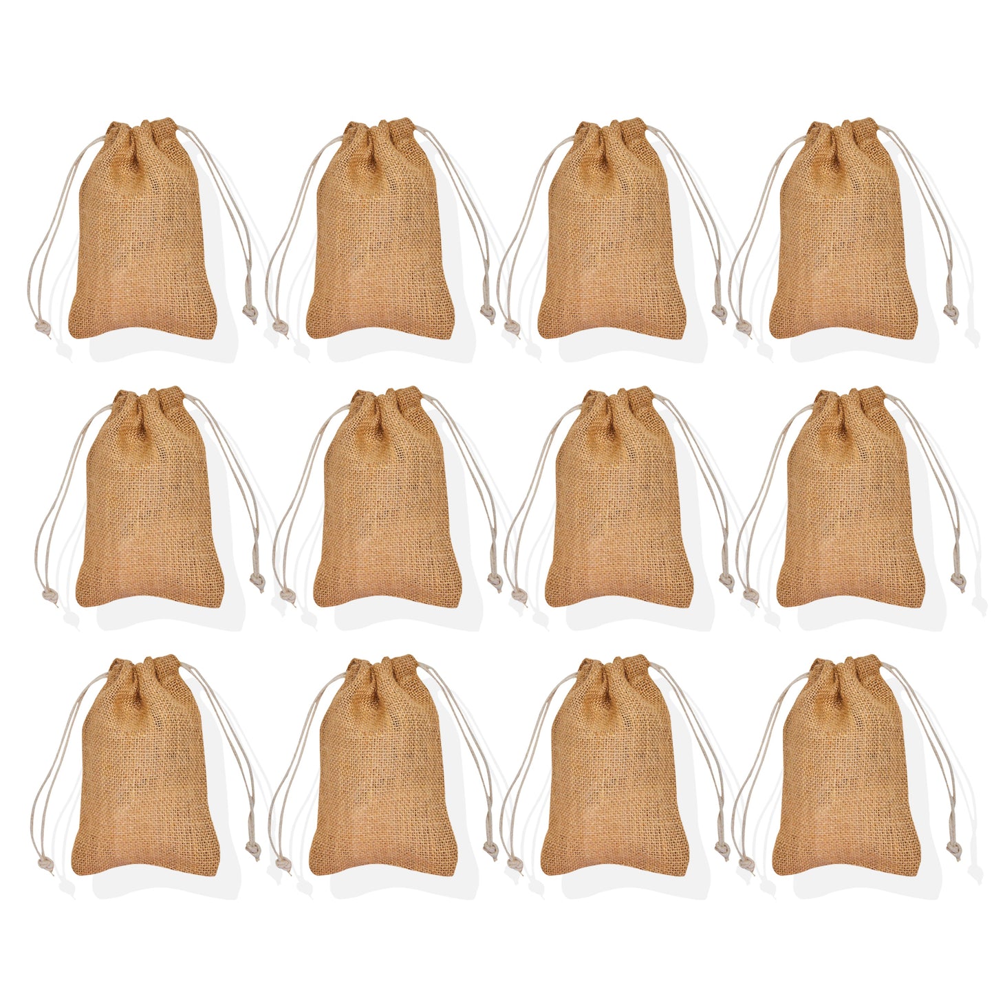 Wholesale Jute Drawstring Gift Bags & Eco Friendly Burlap (Packs of 12)