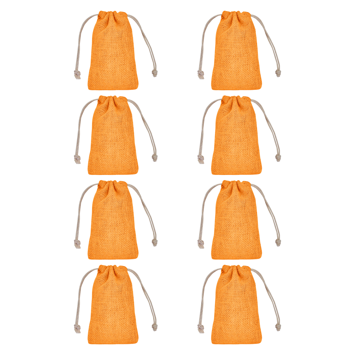 Wholesale Coloured Jute Drawstring Gift Bags for Weddings, Events (8 PCS)