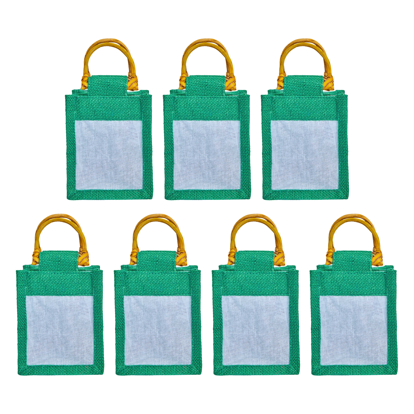 Wholesale Coloured Burlap Gift Bags for Festive Gifts & Holiday Packaging (Packs of 7)