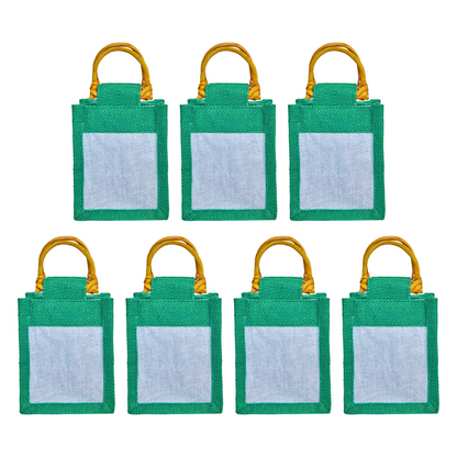 Wholesale Coloured Burlap Gift Bags for Festive Gifts & Holiday Packaging (Packs of 7)