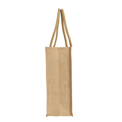 Wholesale Premium Reusable Jute Shopping with Jacquard fabric Tote Bag