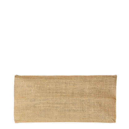 Wholesale Natural Jute with Jacquard fabric Shopping  Shoulder Tote Bag