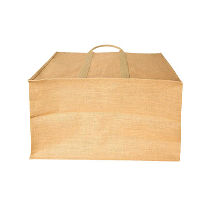 Eco-Friendly Jute Burlap Shopping Tote Bags – Wholesale Reusable Bags for Beach, Grocery, Gifts & Daily Use (Set of 8)