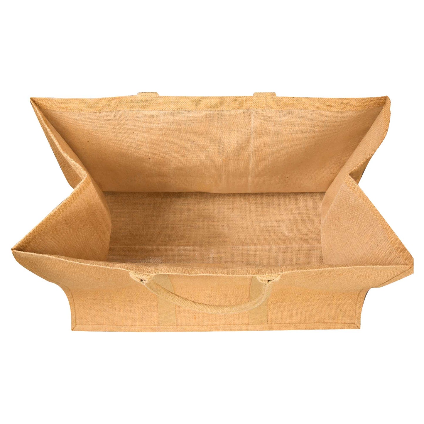 Eco-Friendly Jute Burlap Shopping Tote Bags – Wholesale Reusable Bags for Beach, Grocery, Gifts & Daily Use (Set of 8)