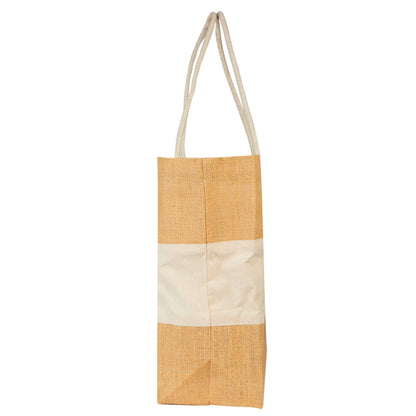 Jute Burlap Shopping Bags – Reusable Wholesale Totes Bag for Gifting, Promotions & Everyday Use (Packs of 12)