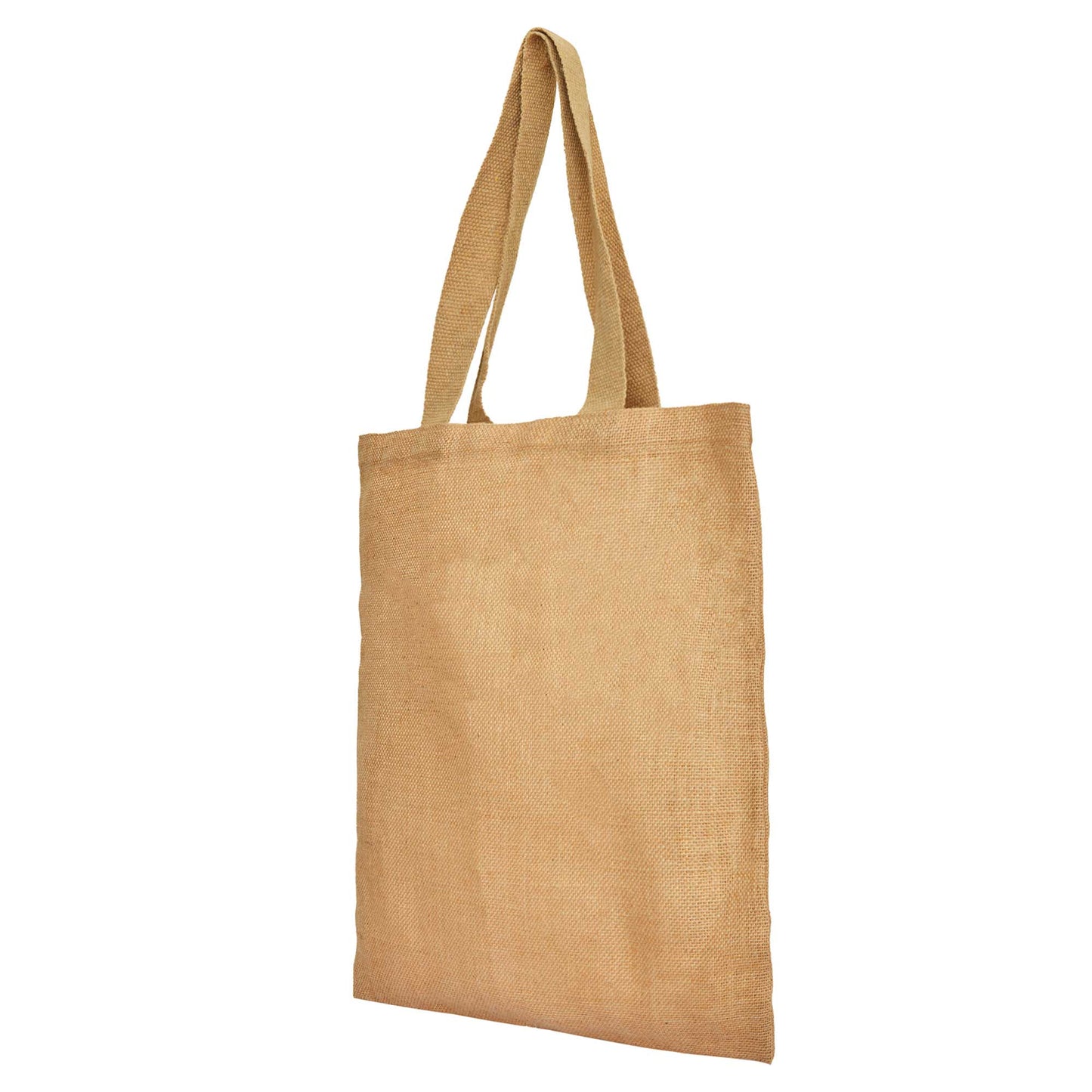 Reusable Jute Burlap Tote Bags with Handles – Wholesale Eco-Friendly Totes for Beach, Grocery, Weddings & Travel (Packs of 8)