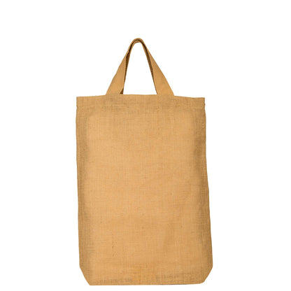 Jute Tote Bags – Reusable Burlap Wholesale Gift Bags, Bridesmaids, Weddings & Grocery Shopping (Packs of 12)