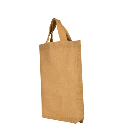 Jute Tote Bags – Reusable Burlap Wholesale Gift Bags, Bridesmaids, Weddings & Grocery Shopping (Packs of 12)