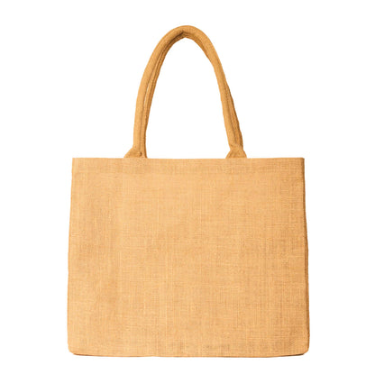 Jute Burlap Tote Bags – Reusable Wholesale Totes for Shopping, Beach, Gifts, DIY, Weddings (Packs of 8)