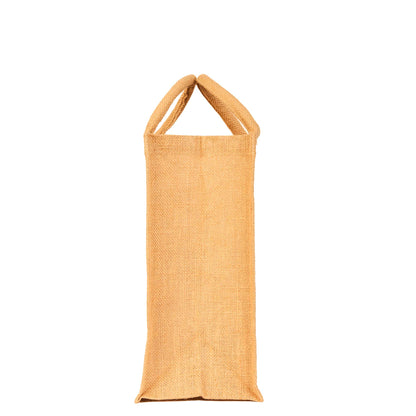 Burlap Jute Tote Bags– Reusable Wholesale Totes for Groceries, Weddings, Gifts & DIY Projects (Packs of 12)