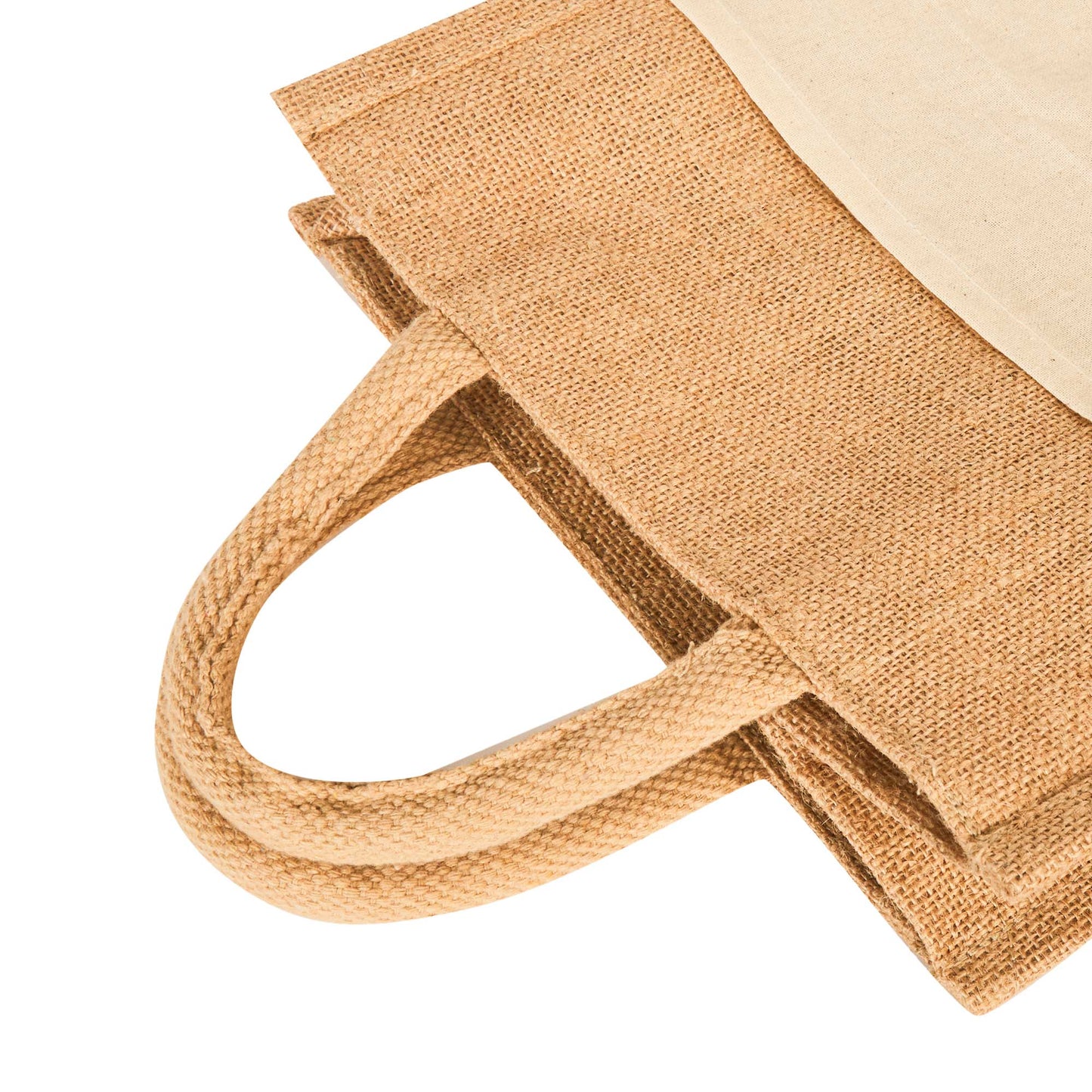 Multipurpose Jute Burlap Tote Bags – Wholesale Reusable Totes for Shopping, Beach, Gifts, DIY Crafts, & Weddings (Set of 8)