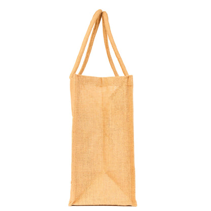 Reusable Jute Tote Bags – Wholesale Totes Bag for Shopping, Beach, Gifts, DIY Crafts, Travel & Wedding (Packs of 12)