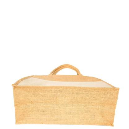 Reusable Jute Tote Bags – Wholesale Totes Bag for Shopping, Beach, Gifts, DIY Crafts, Travel & Wedding (Packs of 12)