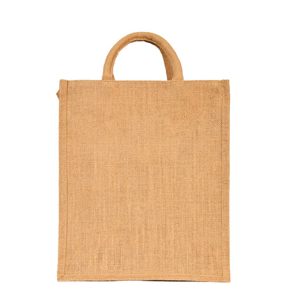 Jute Burlap Tote Bags – Wholesale Multipurpose Bags for Women, Grocery, Shopping, Travel, Beach & Weddings (Set of 8)