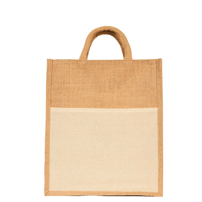 Jute Burlap Tote Bags – Wholesale Multipurpose Bags for Women, Grocery, Shopping, Travel, Beach & Weddings (Set of 8)