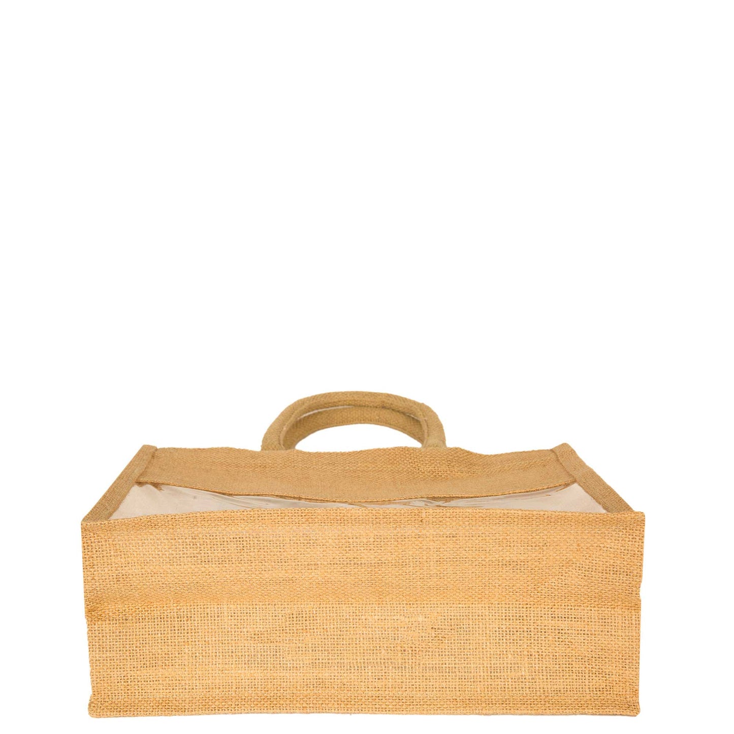 Wholesale Jute Tote Bags with PVC – Gifts for Events, Weddings, New Year, Christmas, Promotional (Set of 12)