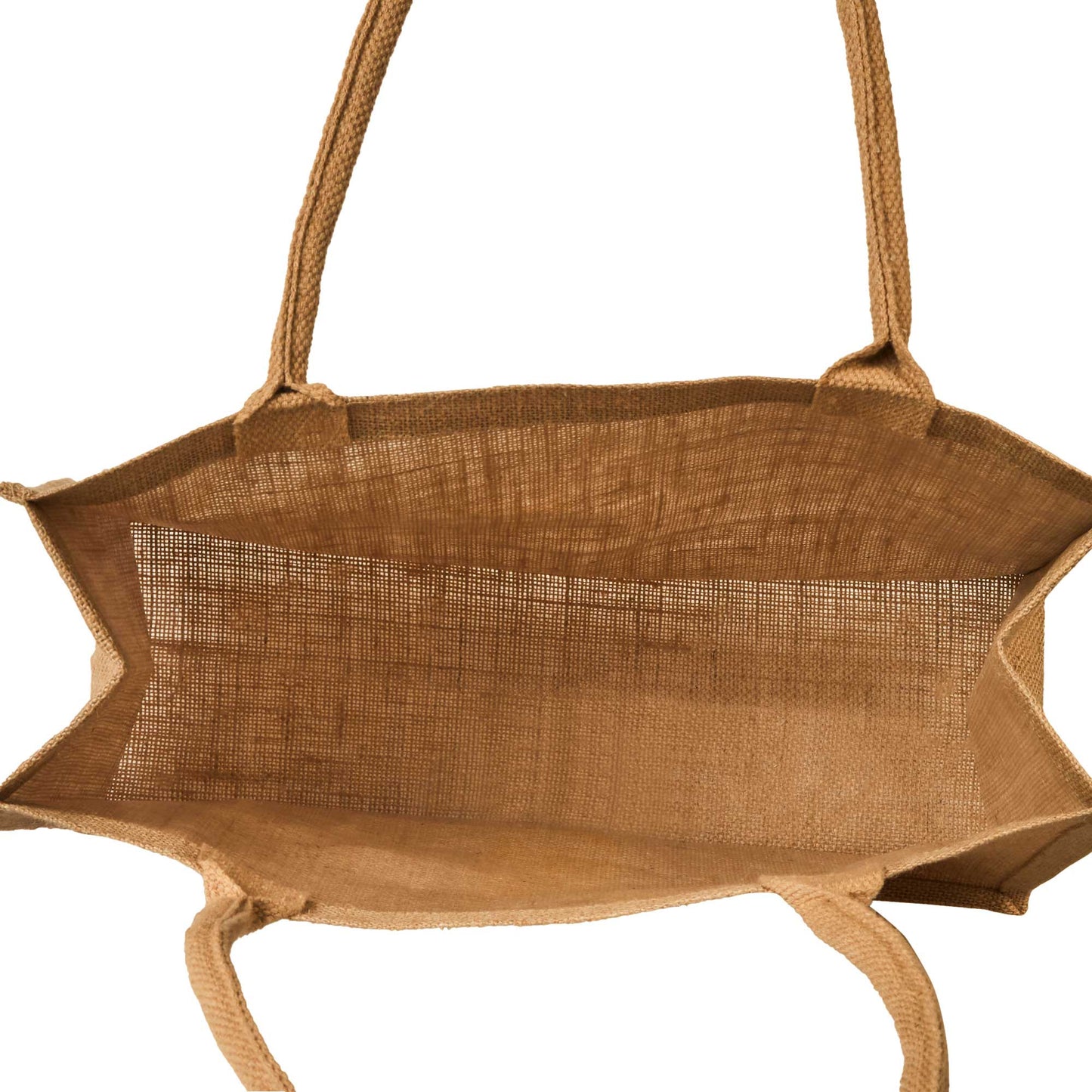 Wholesale Reusable Jute Tote Bags – Burlap Gift Totes for Women, Grocery Shopping, Weddings, Parties & Beach (Set of 8)