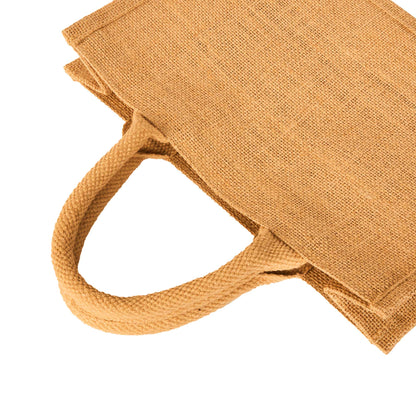 Wholesale Reusable Jute Tote Bags – Ideal for Shopping, Groceries, Bridesmaids, DIY, Weddings, Beach Trips & More. (Packs of 8)