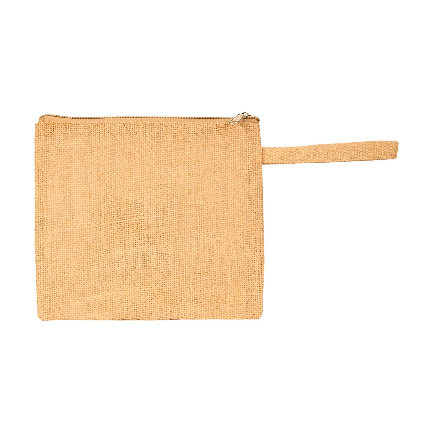 Jute Travel Pouches in Wholesale– Zippered Multipurpose Bags for Makeup, Toiletries, Stationery, and DIY Crafts (Set of 12)