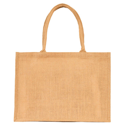 Jute Tote Bag, Reusable Wholesale Shopping Bags Burlap Gift Bags, Grocery Bags for Women Wedding DIY Art Crafts (Set of 8)