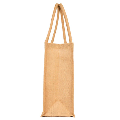 Wholesale Jute Tote Bags – Reusable Burlap Shopping Bags, Weddings, DIY Crafts, Gifts, and Kitchen Groceries (Packs of 12)