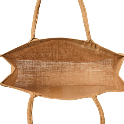 Wholesale Jute Tote Bags – Reusable Burlap Shopping Bags, Weddings, DIY Crafts, Gifts, and Kitchen Groceries (Packs of 12)
