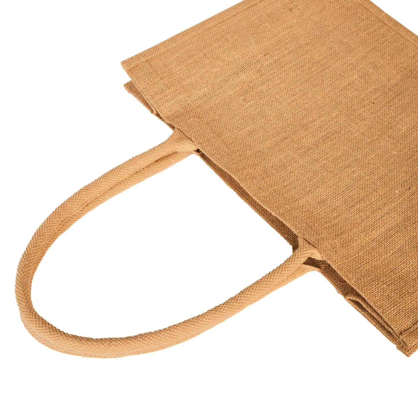 Wholesale Jute Tote Bags – Reusable Burlap Shopping Bags, Weddings, DIY Crafts, Gifts, and Kitchen Groceries (Packs of 12)