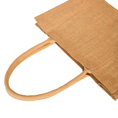 Wholesale Jute Tote Bags – Reusable Burlap Shopping Bags, Weddings, DIY Crafts, Gifts, and Kitchen Groceries (Packs of 12)