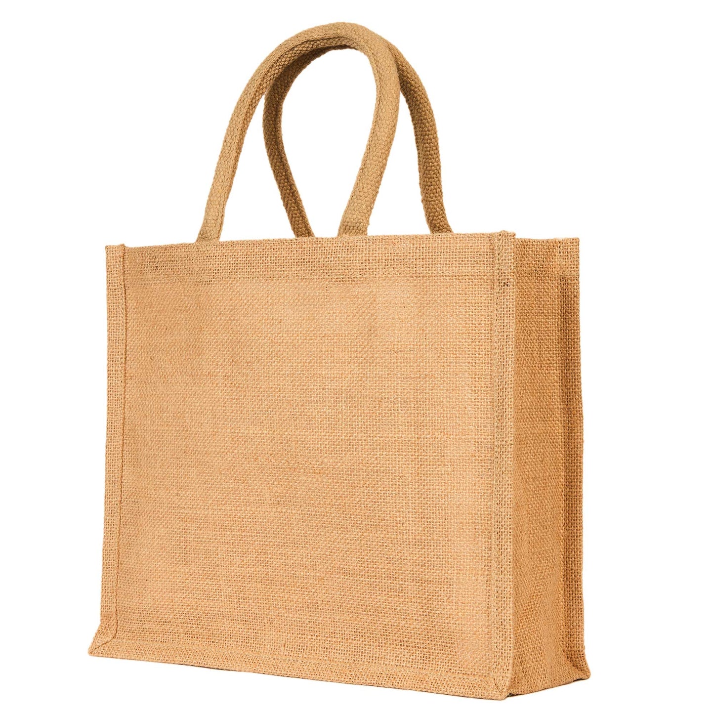 Shopping Jute Bags, Wholesale Reusable Burlap Travel & Beach Bags, Promotional, Gifting (Set of 8)