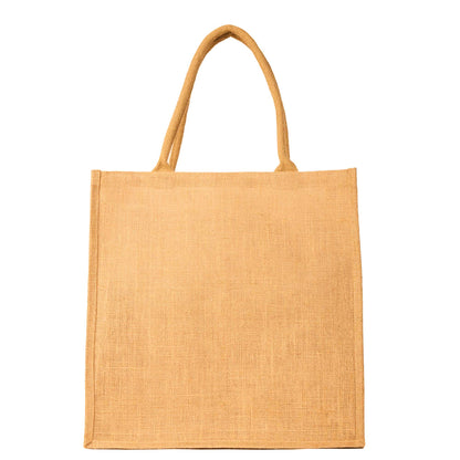 Jute Tote Bags – Reusable Burlap Wholesale Shopping, Travel, Holidays, Weddings Gift , Daily Use (Set of 12)