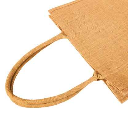 Jute Tote Bags – Reusable Burlap Wholesale Shopping, Travel, Holidays, Weddings Gift , Daily Use (Set of 12)