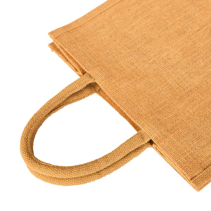 Bright Jute Tote Bags – Reusable Wholesale Burlap Totes for Daily Use, Shopping, Travel, Holidays & Special Events (Set of 12)