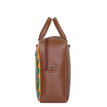 Vegan Leather Wholesale Crossbody Bag for Women with Top Handle – Versatile Hand Printed Vegan Shoulder, Tote & Business Handbag – Work, Travel & Daily Use