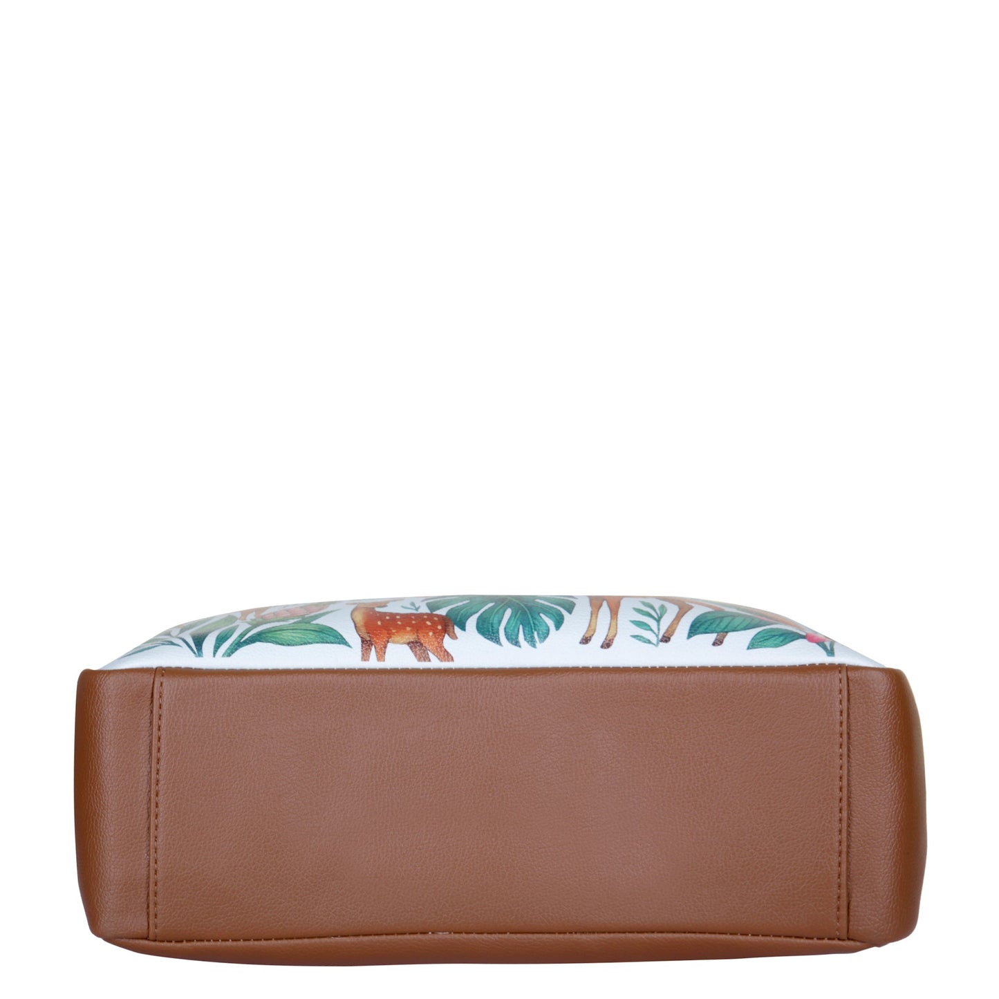 Vegan Leather Wholesale Crossbody Bag for Women with Top Handle – Deers Hand Printed, Tote & Business Handbag – Work, Travel & Daily Use
