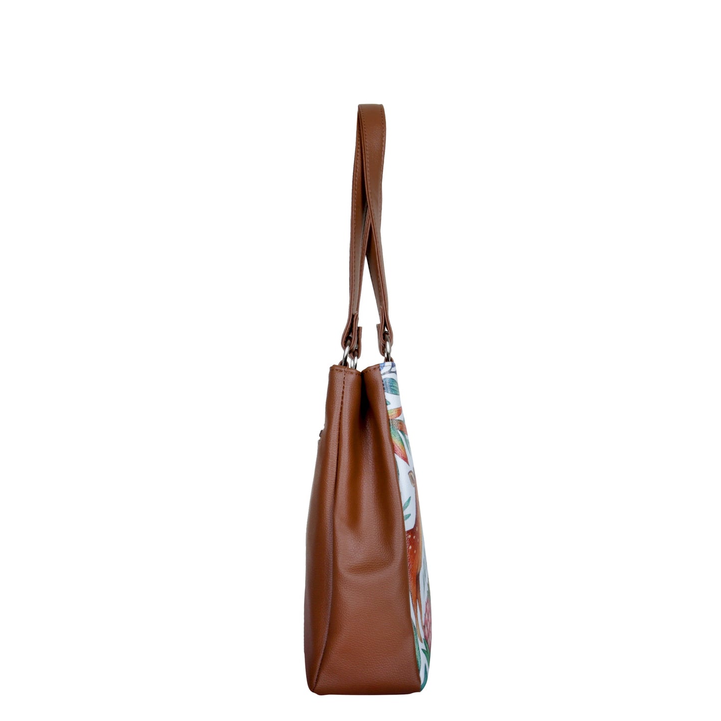 Hand Printed Vegan Leather Tote Shoulder Bag – Women’s Wholesale Multi‑Compartment Handbag for Work, Travel & Daily Use