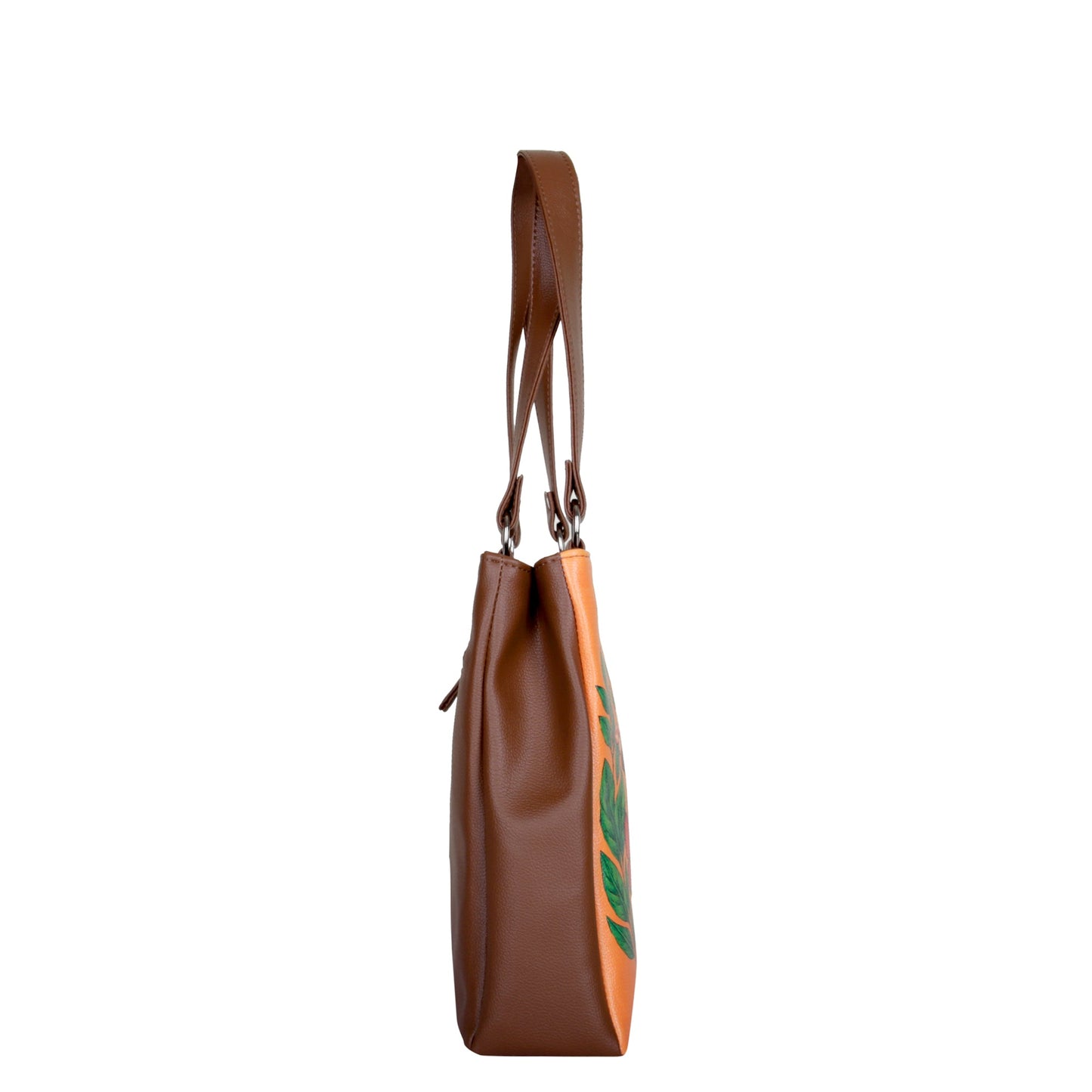 Hand Printed Butterflies Vegan Leather Tote Shoulder Bag – Women’s Wholesale Multi‑Compartment Handbag for Work, Travel & Daily Use