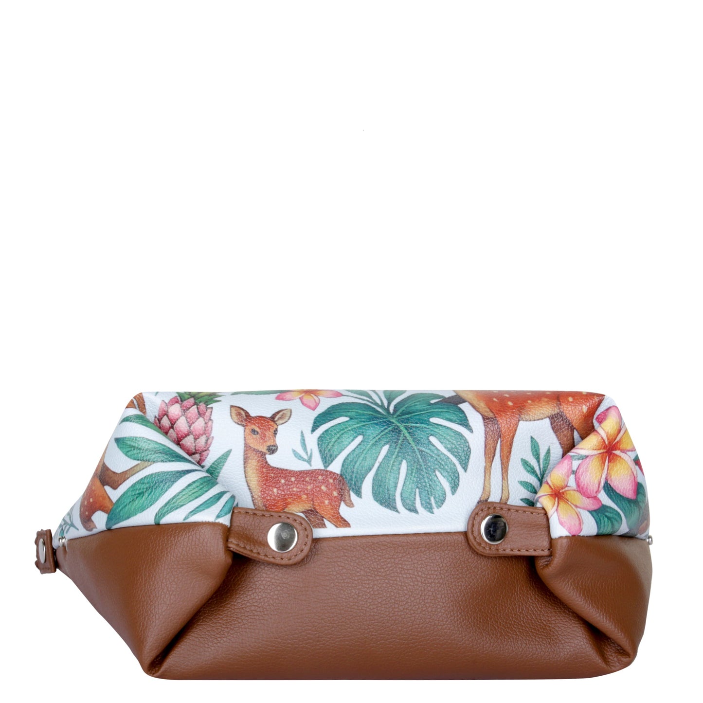 Women’s Deer Vegan Leather 3‑in‑1 Hand Printed Wholesale Convertible Shoulder Bag – Stylish Top Handle Crossbody Purse – Everyday Use