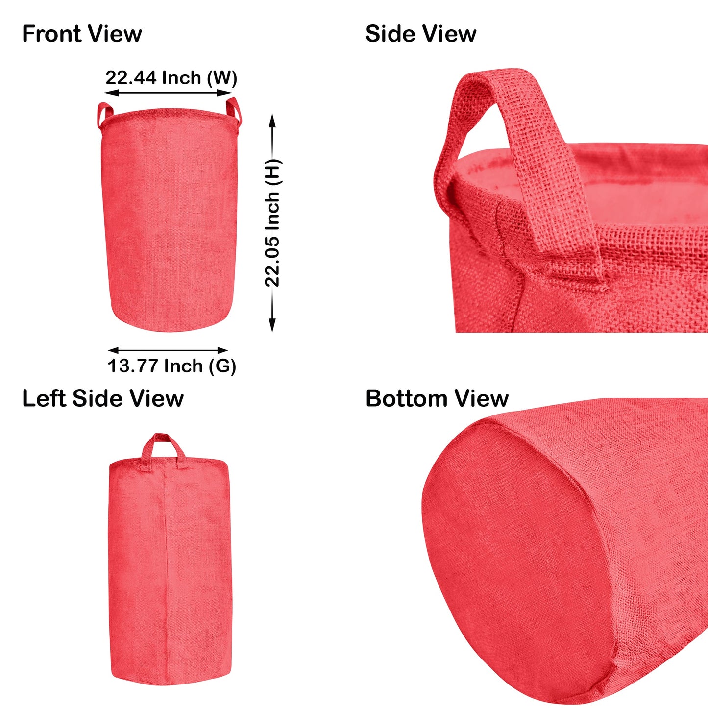 Wholesale Ecofriendly  Jute Storage Bags for Home Clothes  (Packs of 4)