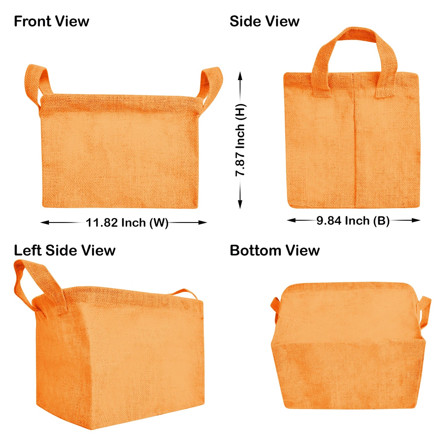 Wholesale Coloured Burlap  Reusable Jute For Mini Hampers (Packs of 4)