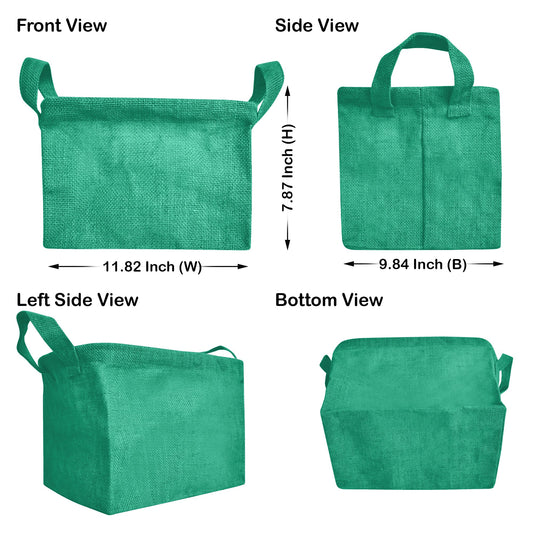 Wholesale Coloured Burlap  Reusable Jute For Mini Hampers (Packs of 4)