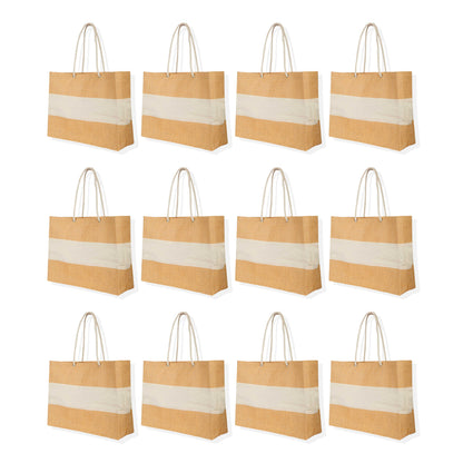 Jute Burlap Shopping Bags – Reusable Wholesale Totes Bag for Gifting, Promotions & Everyday Use (Packs of 12)