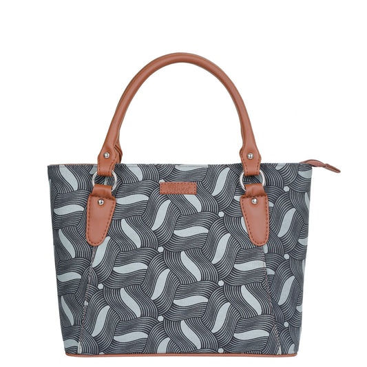 Women’s Olive Green Tote Bags with Vegan Leather Trim – Wholesale